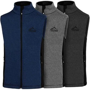 Herren Strick-Fleeceweste mit Reißverschlusstaschen Winterweste Arbeitsweste - Bild 1 von 43