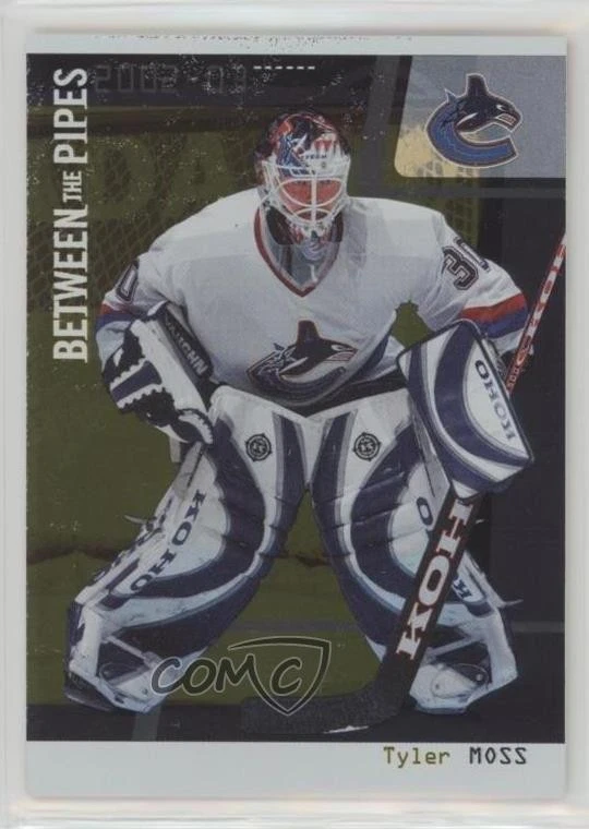 2002 ITG Be A Player Between the Pipes Gold Missing Serial Number Tyler Moss #68 - Image 1 of 2