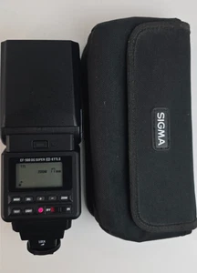 Sigma EF-500 DG Super ETTL II Flash For Canon Flashgun with Case - Picture 1 of 17
