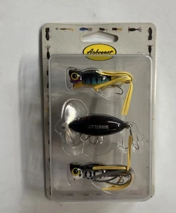 TOPWATER Arbogast Angelköder Plug 3er Pack inkl. Jitterbug & zwei Hula Poppers - Bild 1 von 2