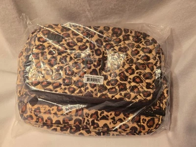Bolso Bandolera Lug Carousel XL Leopardo Marrón RFID Llave elástica Nuevo con Etiquetas Foto 1 de 4