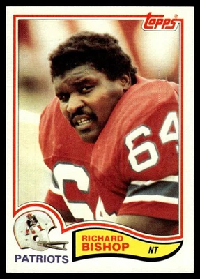1982 Topps Richard Bishop New England Patriots #143 - Image 1 of 2