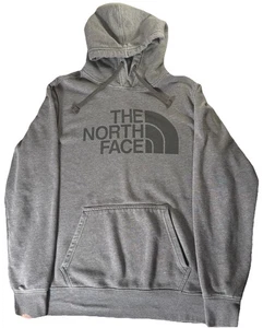 The North Face Hoodie Pullover Men's Sz Large L Gray Long Sleeve Sweatshirt - Picture 1 of 8
