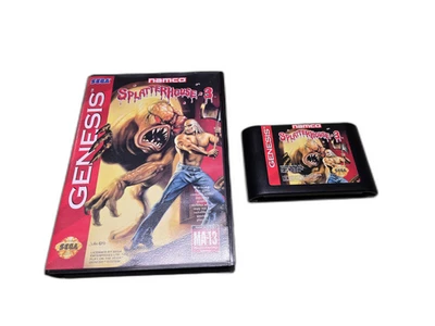 Cartucho y estuche Splatterhouse 3 Sega Genesis Foto 1 de 4