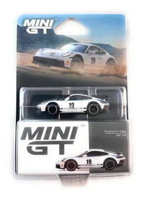 Mini GT 1:64 Porsche 911 Dakar Rally 1974 blanco modelo MGT01009-P10 Foto 1 de 4