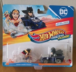 Hot Wheels Racer Verse 2-Pack Wonder Woman And Batman - Picture 1 of 2