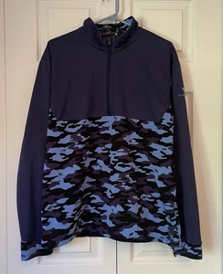 Chaqueta de golf deportiva grande Greyson de peso medio con cremallera camuflada - Imagen 1 de 8