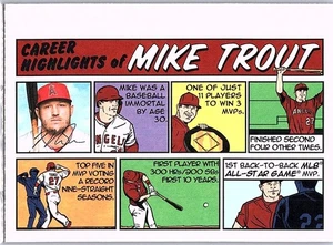 Topps Heritage 2022 - 1973 Topps Comics Mike Trout #73TC-1 - Imagen 1 de 2