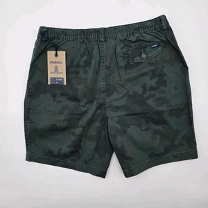 Chubbies Shorts Boys XL 18 20 Green Camo Elastic Originals Stretch Twill - Picture 1 of 11