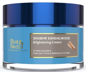 Blue Nectar Ayurvedic Brightening Cream and Lightening Face Moisturizer 50g, - Bild 1 von 5