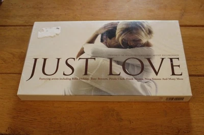 Just Love 4 CD Box Set Various Artists Supremes Soul Bread Elvis Clooney Hits - Image 1 of 2