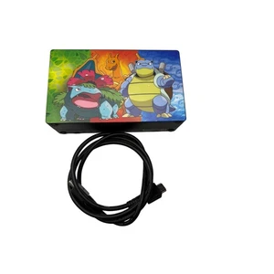 Nintendo Switch Dock Set Pokemon Venusaur Blastoise Charmander and HDMI USB Cord - Picture 1 of 6
