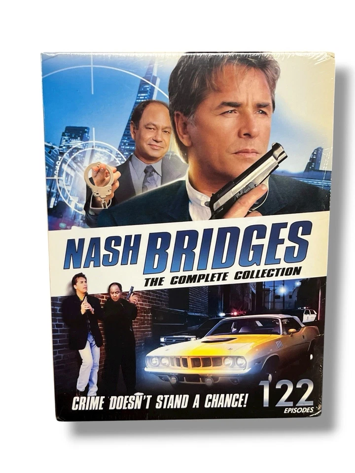 Nash Bridges:TV Series The Complete Collection (DVD,Seasons 1-6 Box Set) NEW Foto 1 de 4