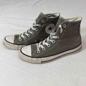 Sneakers alte Converse Chuck Taylor grigie donna 8 uomo 6 unisex palestra pulite - Foto 1 di 24