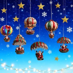 Christmas Santa Claus Snowman Hanging Ceiling Decorations Pendant rachute A9B2 - Picture 1 of 12