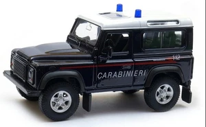 Welly Land Rover Defender Carabinieri Purple 1:34 1:39 US IMPORT DUTIES PAID - Picture 1 of 7