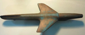 1951 Art Deco Chevy Rocket Jet Plane Hood Ornament - Picture 1 of 5