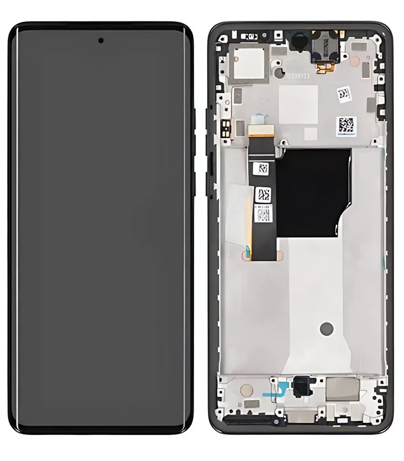 Original Motorola Moto Edge 40 Neo Pantalla Táctil Marco Negro