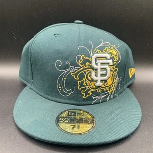 San Francisco Giants New Era 59FIFTY Fitted Hat Cap Green 7 3/4 61.5 cm - Picture 1 of 5