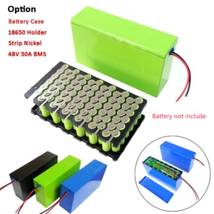 13S6P 48V Lithum Battery Case 18650 Holder+Nickel/30A BMS For Battery Pack DIY - Picture 1 of 29