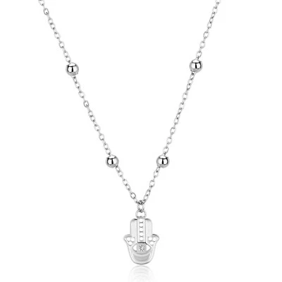 SAGAPO WITCH  MANO DI FATIMA  COLLANA DONNA  REFERENZA  SWH07  NUOVA - Immagine 1 di 3