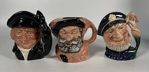 Toby Character 4" Mugs Lobster Man Old Salt Falstaff - Picture 1 of 7