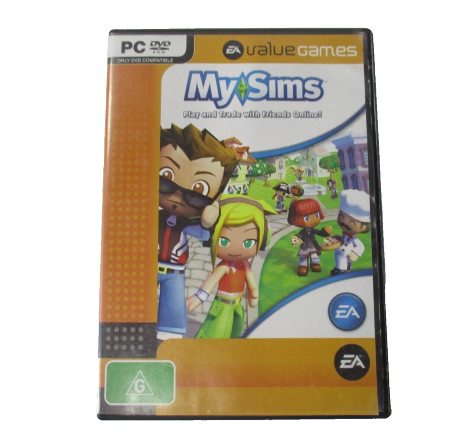 My Sims PC DVD Game G Windows 2008 EA Value Games No Manual Tested Online Play - Image 1 of 4