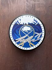 ZEMGUS GIRGENSONS Signed Autograph Autographed Sabres Hockey Puck NHL Latvia