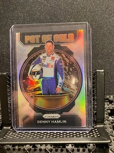 Denny Hamlin 2023 Prizm Racing Pot Of Gold Silver Prizm Card # - 5 - Imagen 1 de 2