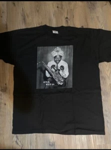 Vintage 1998 Louis Jordan Graphic Tee Black Size XL Made in USA Q-Tees - Bild 1 von 4