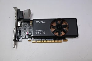 EVGA Geforce GT 740 2GB GDDR3 HDMI/DVI/VGA Warranty Tested - Picture 1 of 2