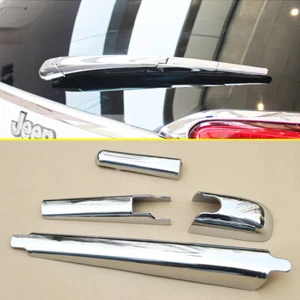 Rear Windscreen Rain Wiper Arm Blade Cover Trim For Jeep Cherokee KL Accessories - Foto 1 di 8
