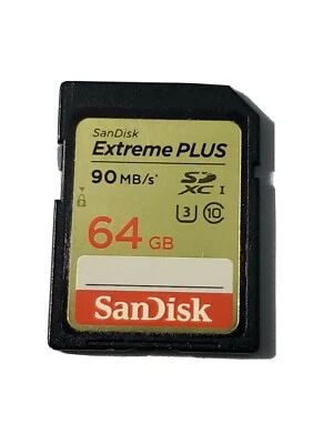 SanDisk Extreme PLUS 64GB SDXC UHS-I Memory Card - Image 1 of 3