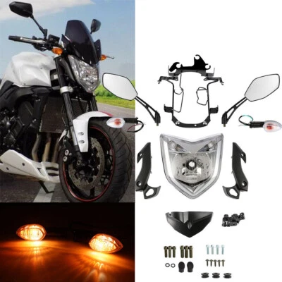 Fit for Yamaha FZ1N 2006-2015 Headlight Assembly Set Turn Light Mirror Bracket Foto 1 de 4