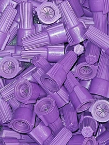 Ideal Twister Al/Cu Wing Nut Wire Connectors Aluminum to Copper 65 Purple NEW - Picture 1 of 4