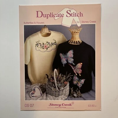 Duplicate Stitch by Stoney Creek Collection Butterflies & Flowers DS07 - Image 1 of 3