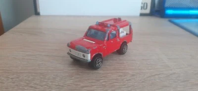 Range Rover 4x4 Fire Department (1/66) Red - Majorette - N°246 - Photo 1/4