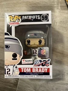 Funko Pop Fanatics Exclusive Beanie Tom Brady New England Patriots TB 12 - Picture 1 of 7