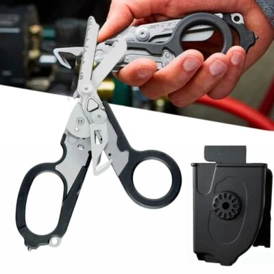 Multifunction Tactical Folding Scissrs  Raptors First Aid Survival Tool - Image 1 of 4