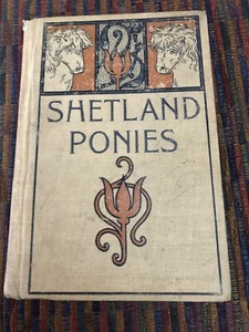 Shetland Ponies and Other Stories 1903 Edition HC Book saalfield old vintage - Picture 1 of 8