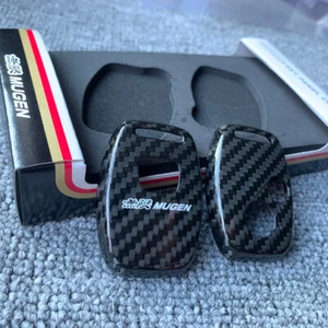 MUGEN CARBON FIBER KEY FOB COVER For HONDA ACCORD CIVIC CRV JAZZ FIT Odyssey JDM - Picture 1 of 5