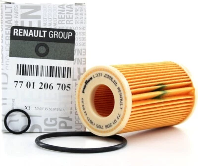 OE RENAULT oil filter for CLIO 2 KANGOO THALIA I TWINGO I 1.0-1.2 OE: 7701206705 - Image 1 of 2