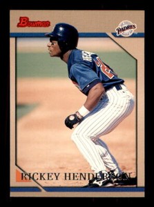 1996 Baseball Bowman Rickey Henderson San Diego Padres #38 1