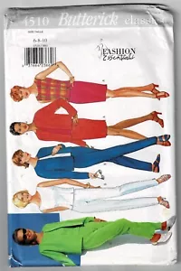 Butterick 4510 Misses Jacke Oberteil Rock Hose Größe 6-10 UNGESCHNITTEN SEHR GUTER ZUSTAND - Bild 1 von 1