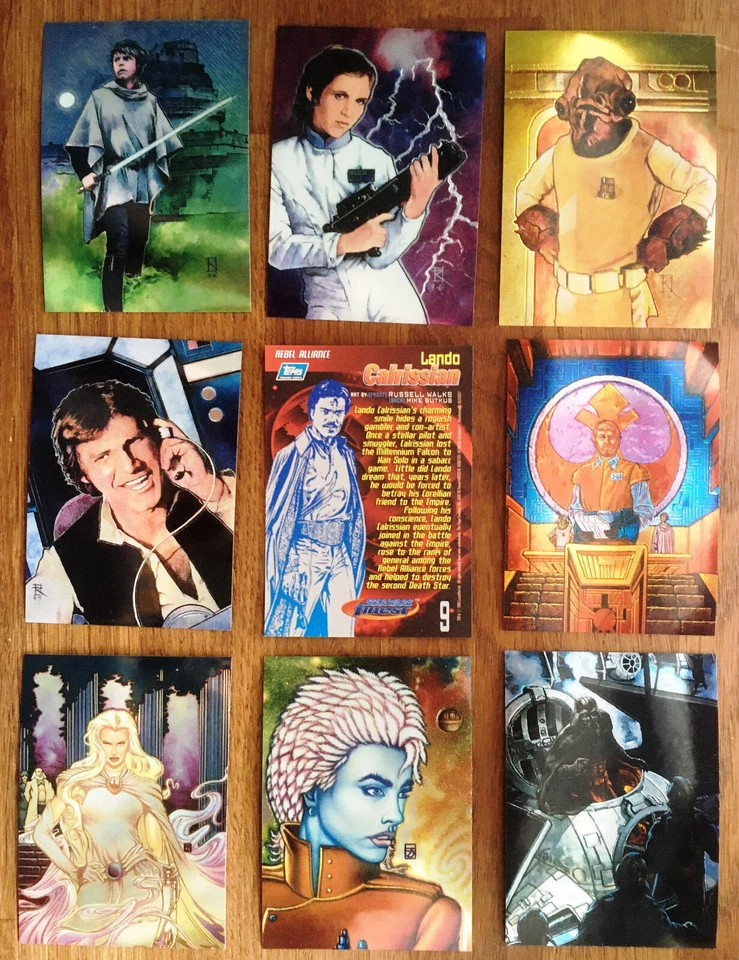 SINGLE CARDS - Star Wars 1996 Finest Base - Chromium / Chrome - Topps - Image 1 of 1