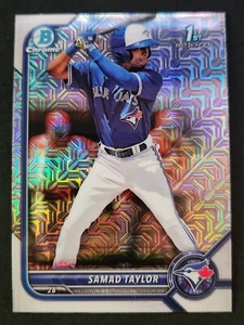 2022 Bowman Chrome - Samad Taylor - Mojo Refractor #BCP-92 - Blue Jays - Picture 1 of 2