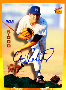 1995 Signature Rookies Tetrad CHRIS ROBERTS #48 /5000 Autograph Card