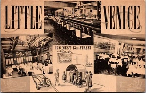 Postcard Little Venice, Italian- American Restaurant, 1913 13th St New York JB24 - Picture 1 of 2