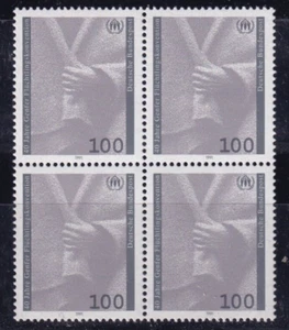 Bundesrepublik MNH ** 1544 SC 1679 Refugees block of 4 - Picture 1 of 1