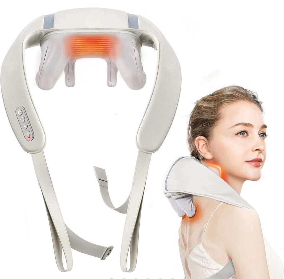 Cordless Neck and Shoulder Massager with Heat, Shiatsu Neck & Back Massager for  - Image 1 of 4